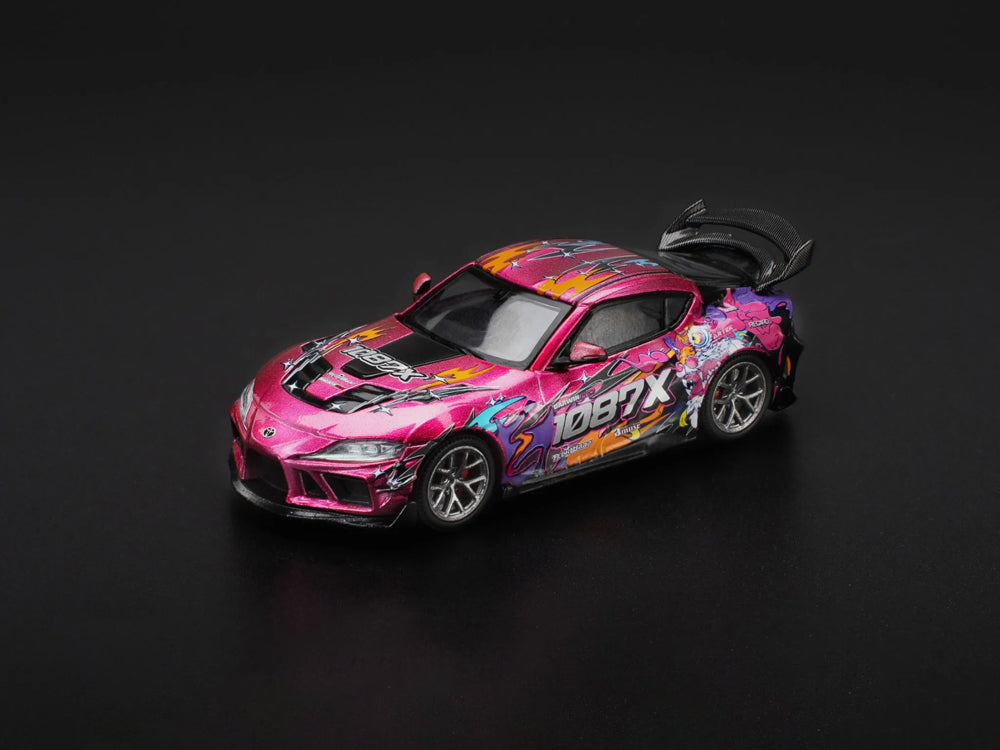 Pop Race 1/64 Toyota Supra GR A90 Darwin Pro 66G WWK 1087X Lion Dance