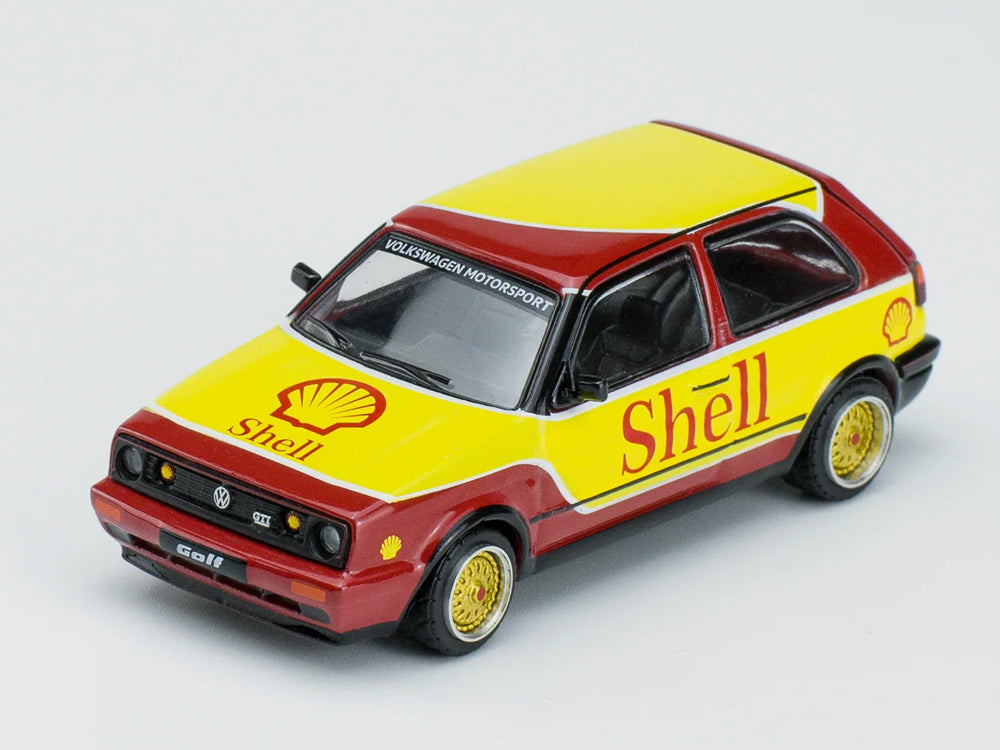 Pop Race 1/64 Volkswagen Golf GTI Mk2 Shell Livery - Diecast Toyz Australia