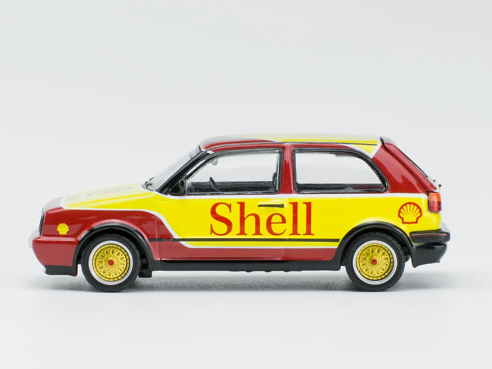 Pop Race 1/64 Volkswagen Golf GTI Mk2 Shell Livery - Diecast Toyz Australia
