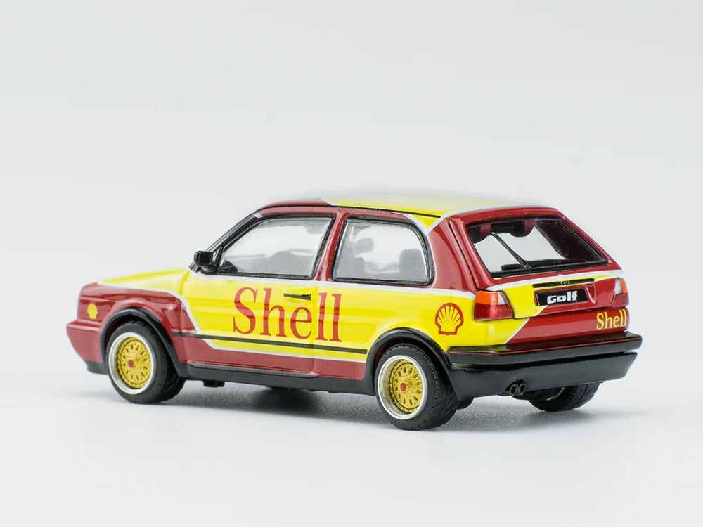 Pop Race 1/64 Volkswagen Golf GTI Mk2 Shell Livery - Diecast Toyz Australia
