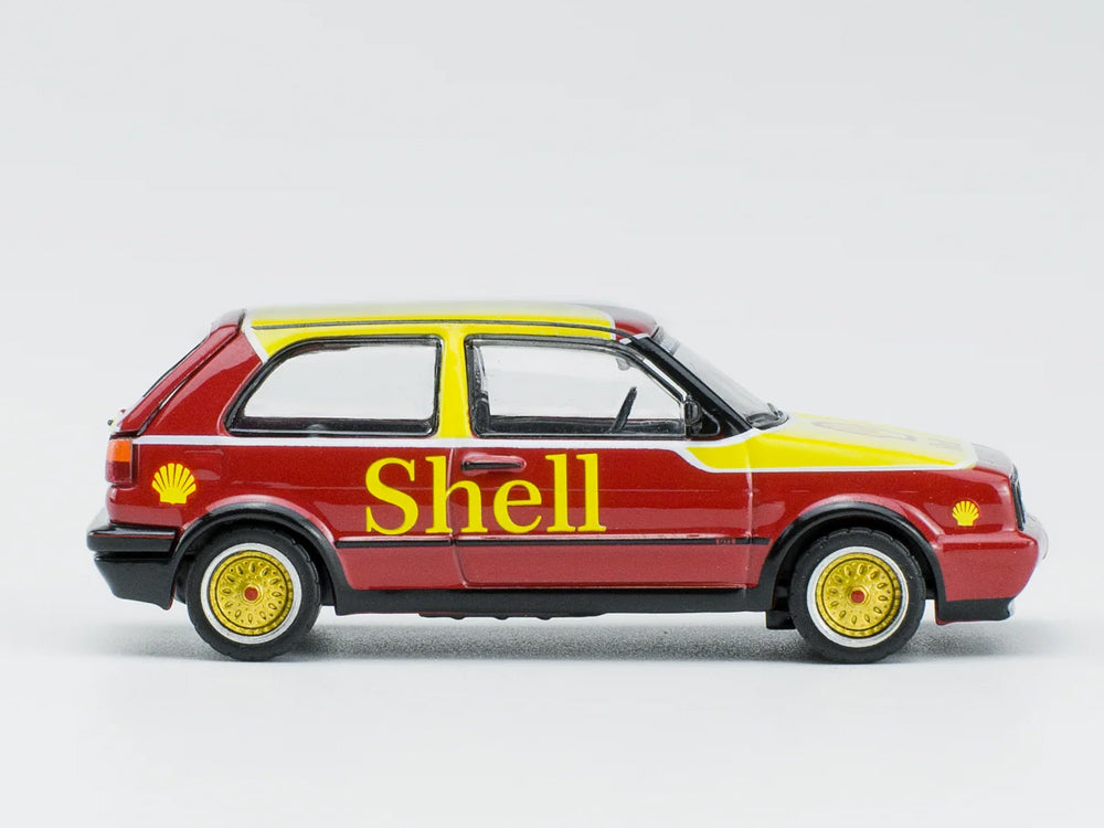 Pop Race 1/64 Volkswagen Golf GTI Mk2 Shell Livery - Diecast Toyz Australia