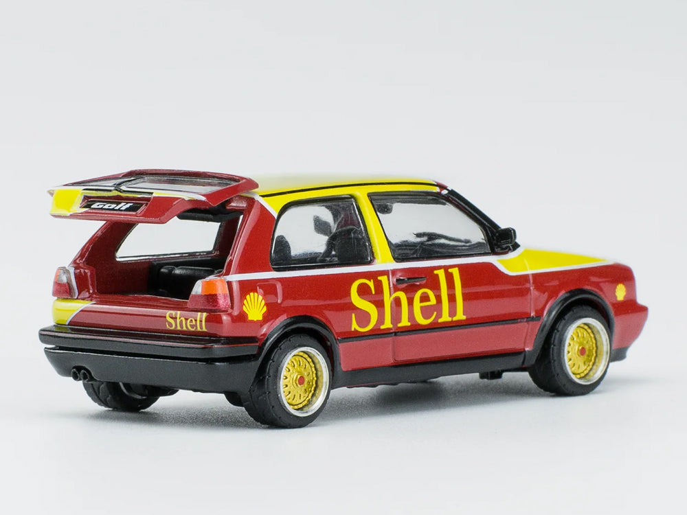 Pop Race 1/64 Volkswagen Golf GTI Mk2 Shell Livery - Diecast Toyz Australia