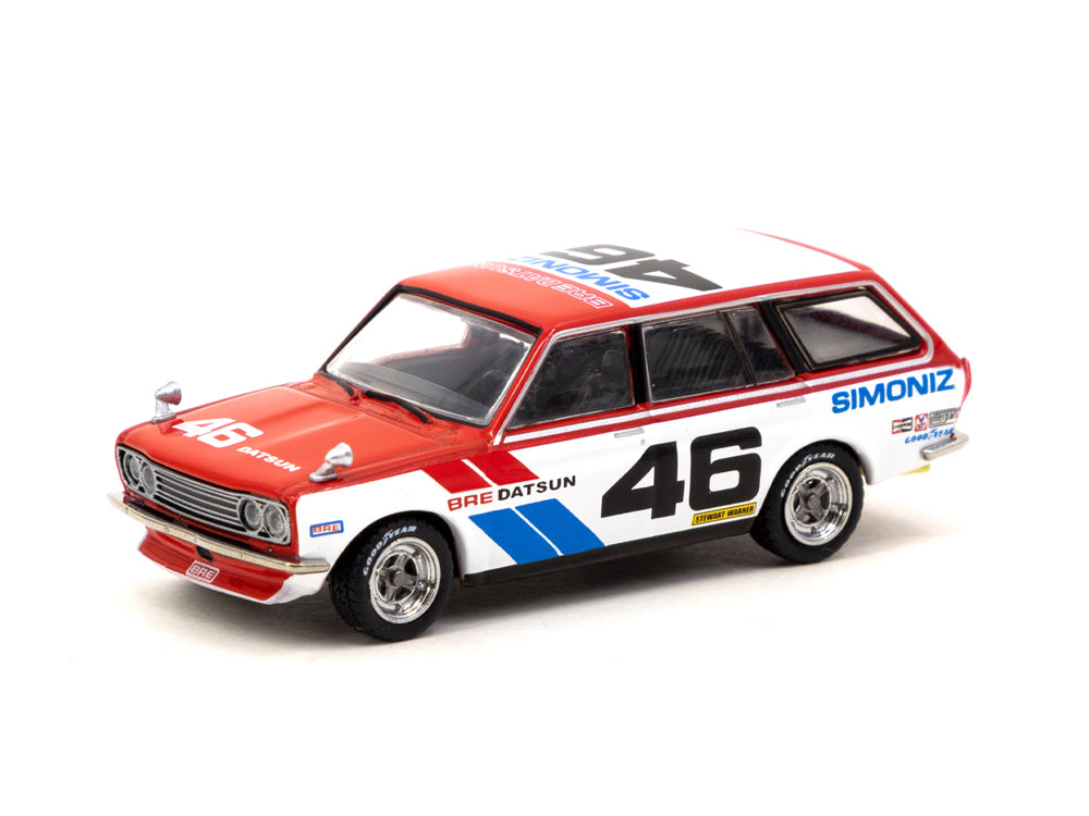 Tarmac Works 1/64 Datsun Bluebird Datsun 510 Wagon BRE #46 Indonesia Exclusive - Diecast Toyz Australia