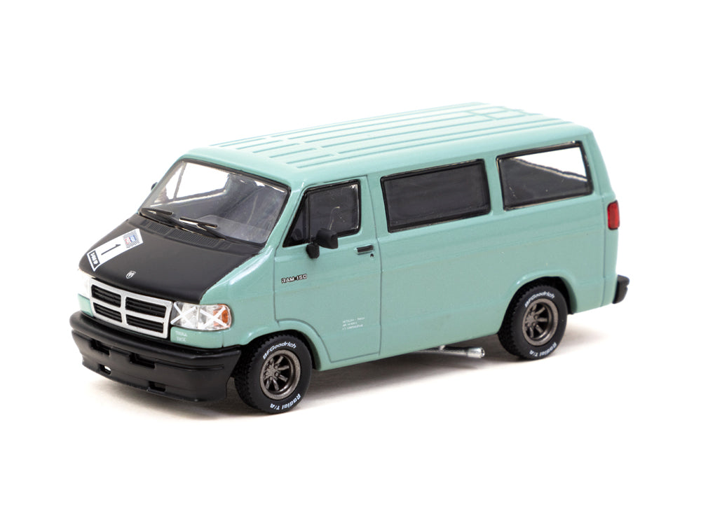 Tarmac Works 1/64 Dodge Van Light Green | Diecast Toyz Australia