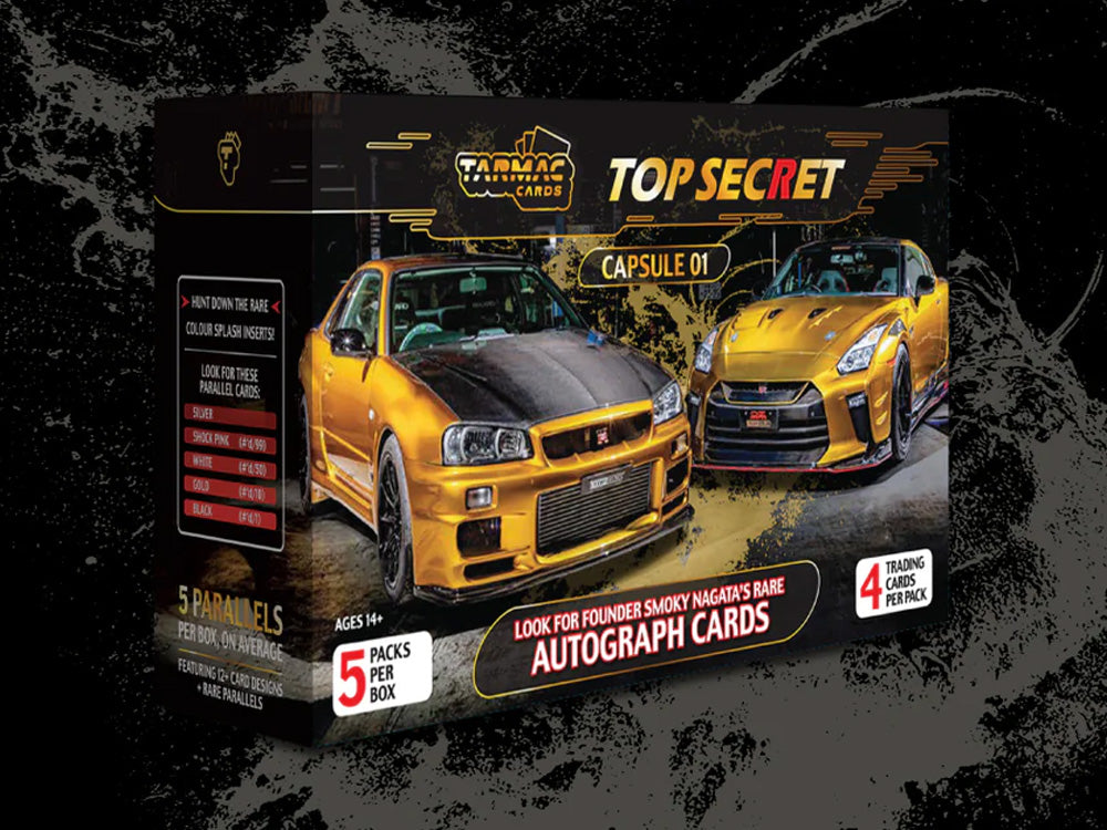 Tarmac Cards Top Secret Collectible Capsule 01 Box