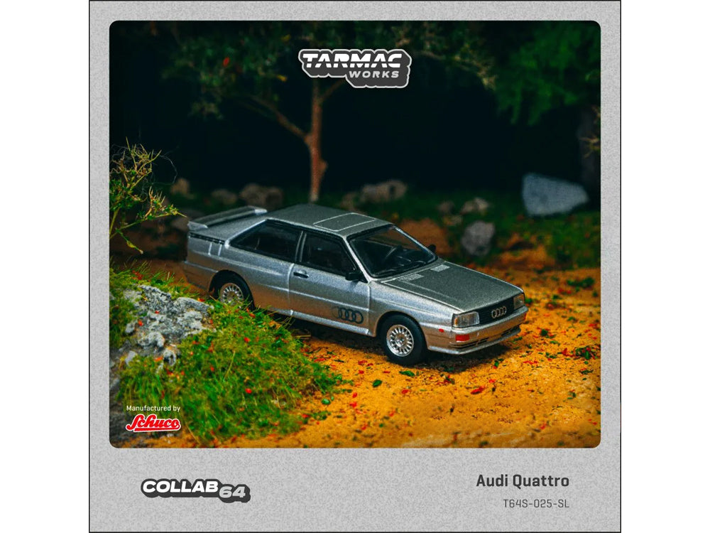 Tarmac Works 1/64 Audi A4 Quattro Silver