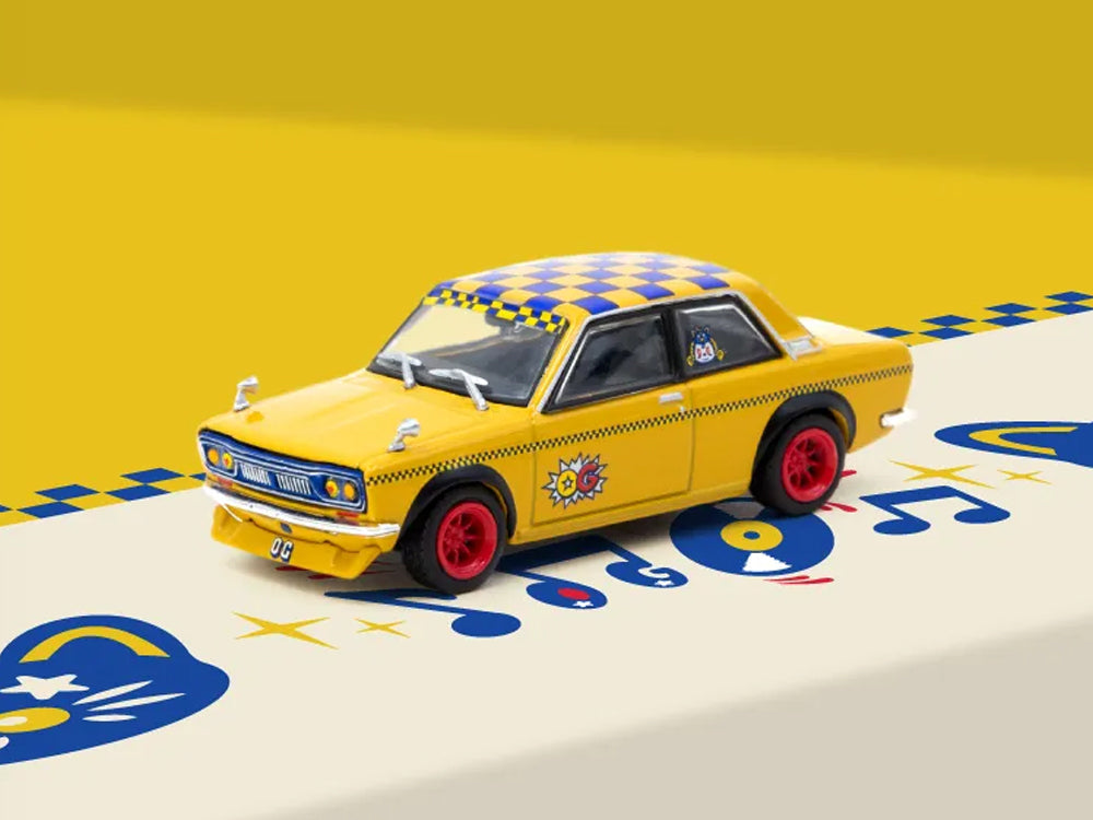 Tarmac Works 1/64 Datsun 510 OG Yellow