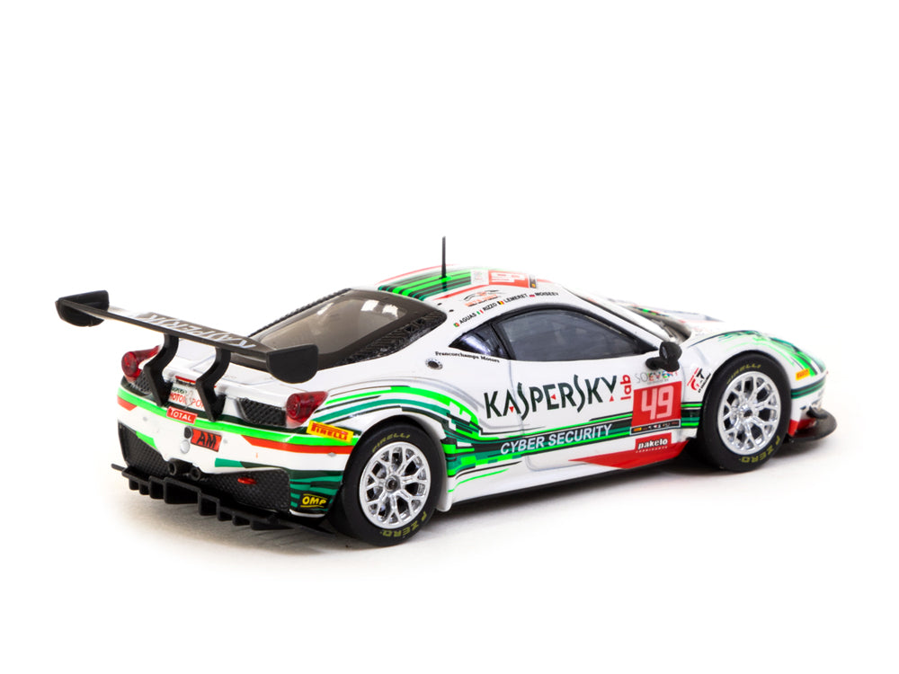 Tarmac Works 1/64 Ferrari 458 Italia GT3 24 Hours Spa 2016 - S. Lemeret / R. Aguas / A. Moiseev / D. Rizzo - Diecast Toyz Australia