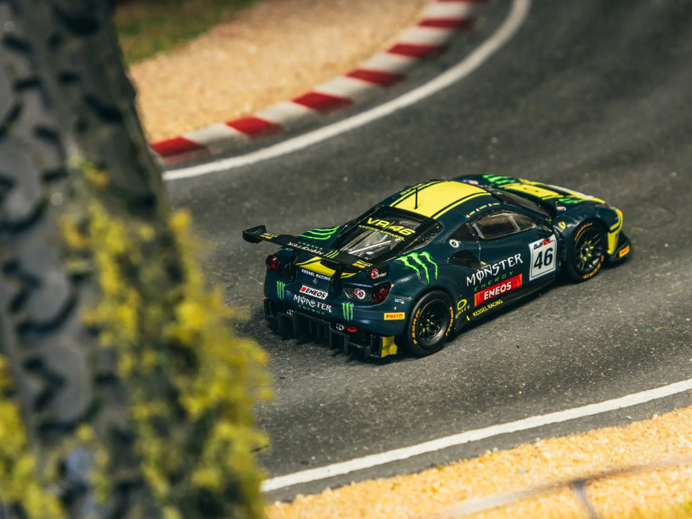 Tarmac Works 1/64 Ferrari 488 GT3 Gulf 12 hours 2019 - V.Rossi/A.Salucci/L.Marini