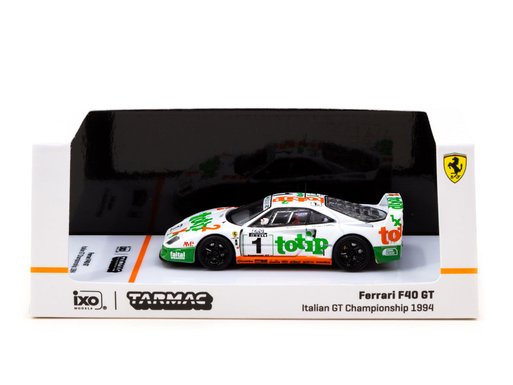 Tarmac Works 1/64 Ferrari F40 GT Italian GT Championship 1994 F. D'Amore / O. Larrauri - Diecast Toyz Australia