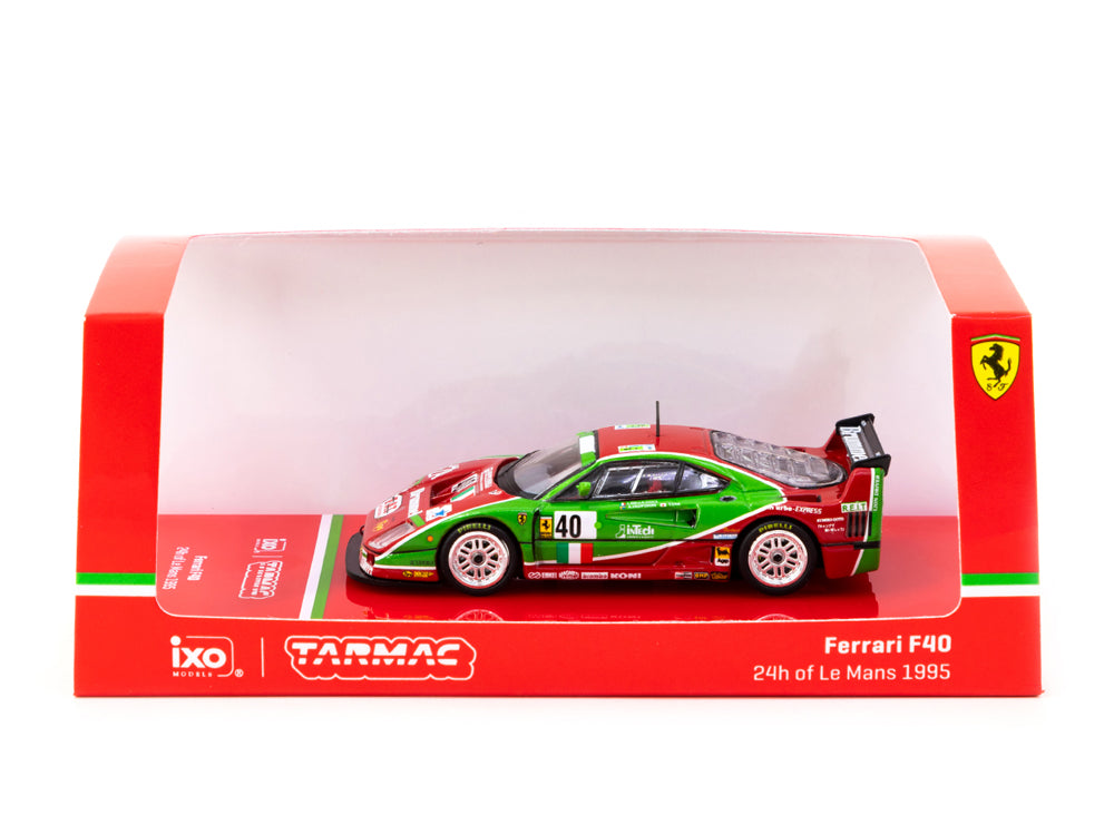 Tarmac Works 1/64 Ferrari F40 LM 24 Hour Le Mans 1995 - A. Olofsson / L. Della Noce / T. Ota - Diecast Toyz Australia