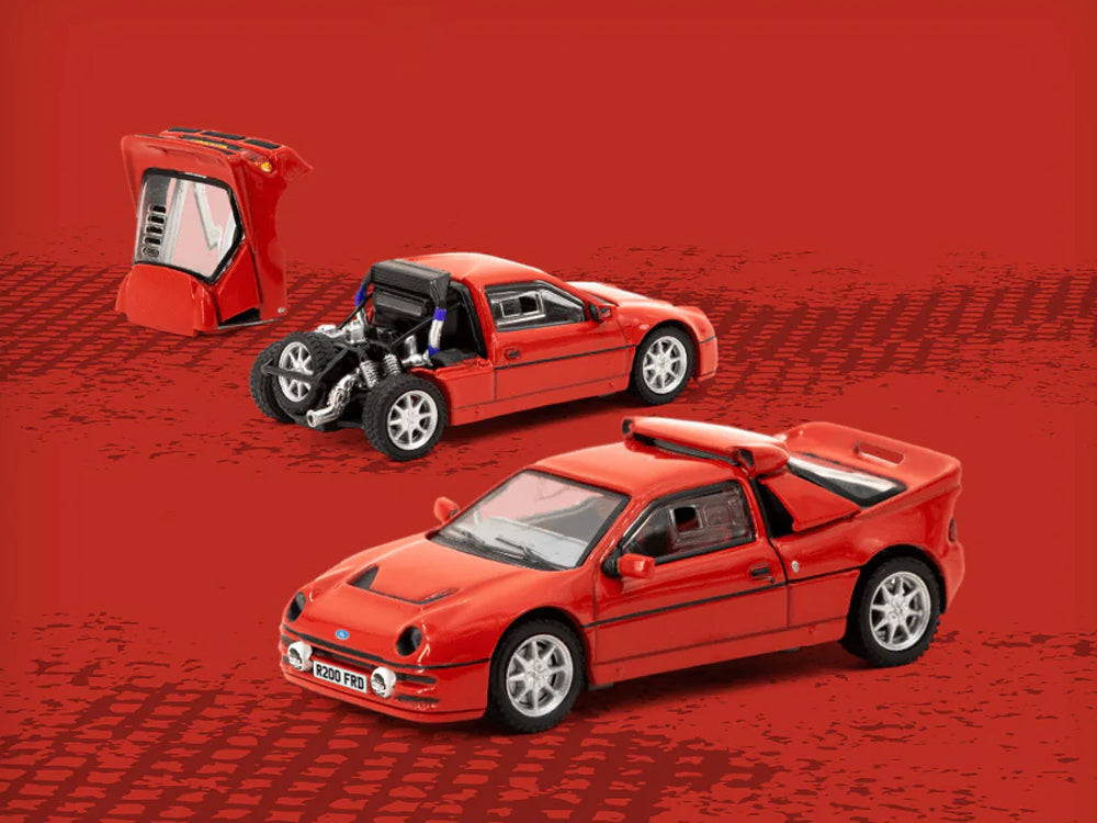 Tarmac Works 1/64 Ford RS200 Red