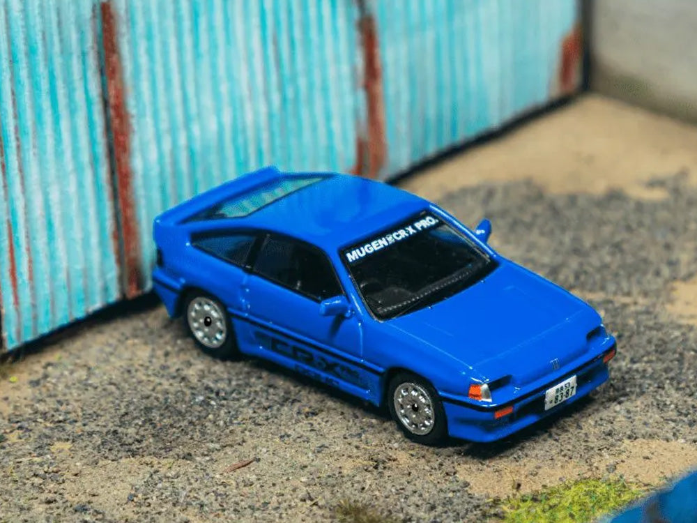 Tarmac Works 1/64 Honda Ballade Sports Mugen CR-X Pro Blue