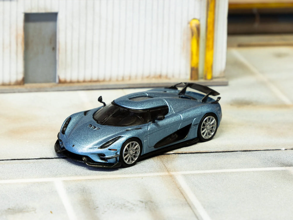 Tarmac Works 1/64 Koenigsegg Regera Light Blue Metallic