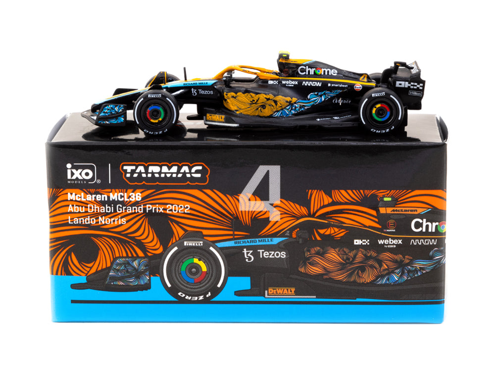 Tarmac Works 1/64 McLaren MCL36 Abu Dhabi Grand Prix 2022 Lando Norris - Diecast Toyz Australia
