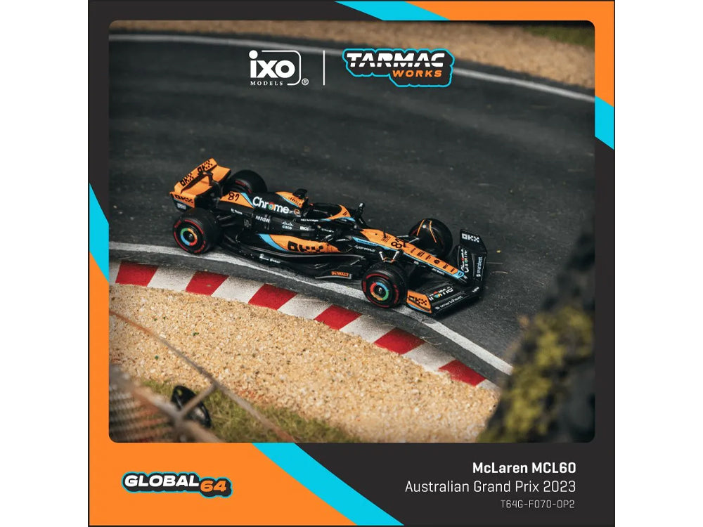 Tarmac Works 1/64 McLaren MCL60 Australian Grand Prix 2023 Osacar Piastri
