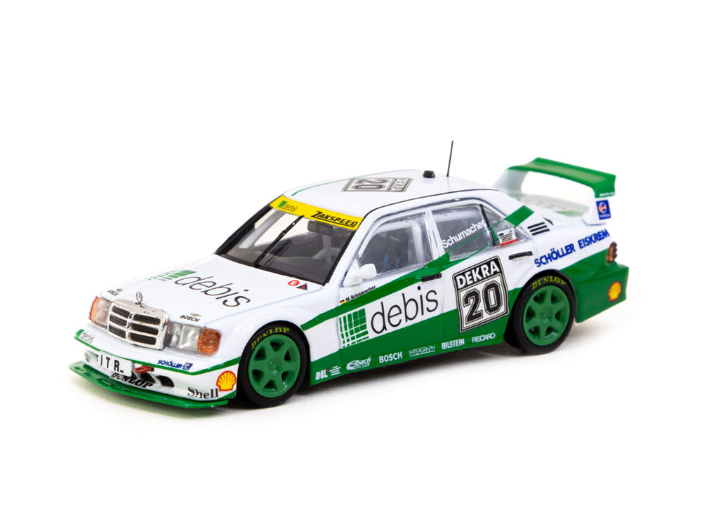 Tarmac Works 1/64 Mercedes 190E 2.5-16 EVO II DTM 1991 Michael Schumacher - Diecast Toyz Australia