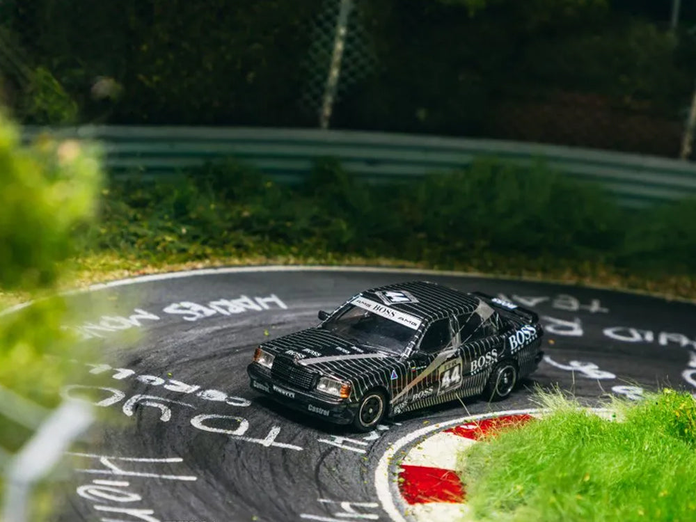 Tarmac Works 1/64 Mercedes 190E 2.5-16 DTM 1988 John Cecotto Black