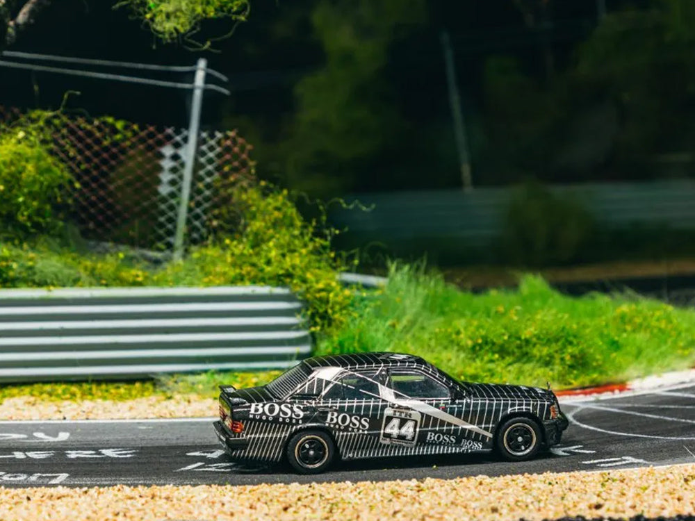 Tarmac Works 1/64 Mercedes 190E 2.5-16 DTM 1988 John Cecotto Black