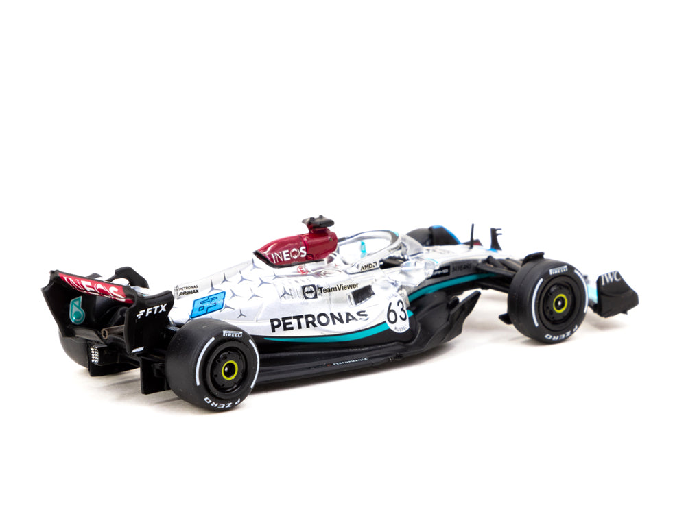 Tarmac Works 1/64 Mercedes AMG F1 W13 E Performance Belgian Grand Prix 2022 George Russell - Diecast Toyz Australia
