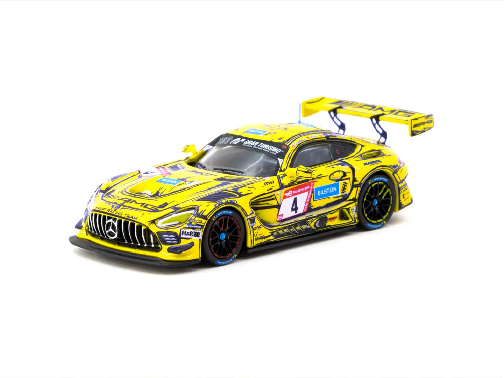 Tarmac Works 1/64 Mercedes AMG GT3 Nürburgring 24h 2023 P. Ellis / R. Marciello / E. Mortara / L. Stolz