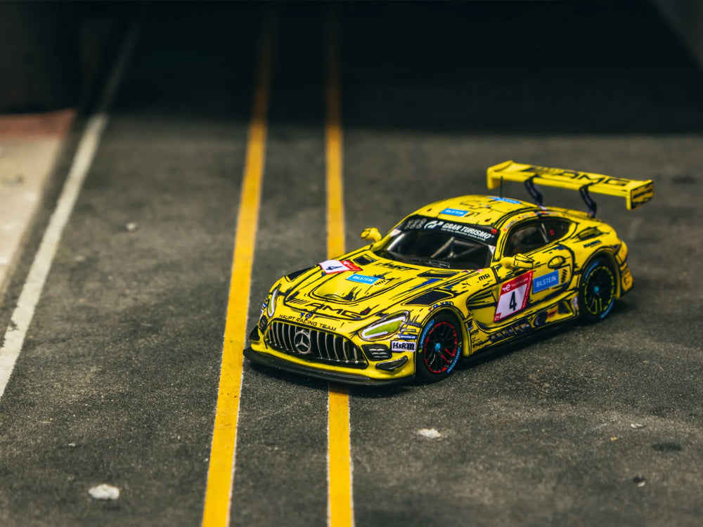 Tarmac Works 1/64 Mercedes AMG GT3 Nürburgring 24h 2023 P. Ellis / R. Marciello / E. Mortara / L. Stolz