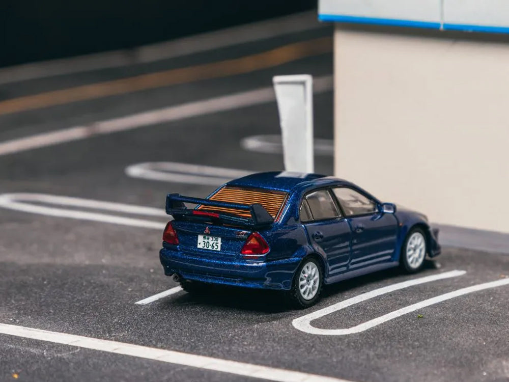 Tarmac Works 1/64 Mitsubishi Lancer Evolution VI Tommi Makinen Edition Blue