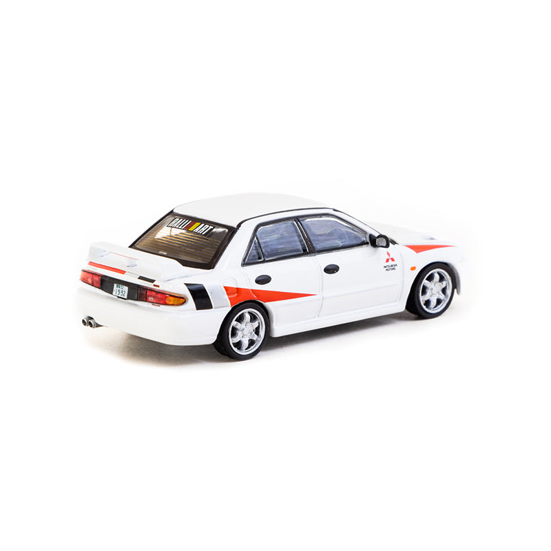 Tarmac Works 1/64 Mitsubishi Lancer RS Evolution White Lamley Special Edition