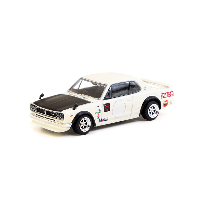 Tarmac Works 1/64 Nissan Skyine 2000 GT-R KPGC10 White Lamley Special Edition