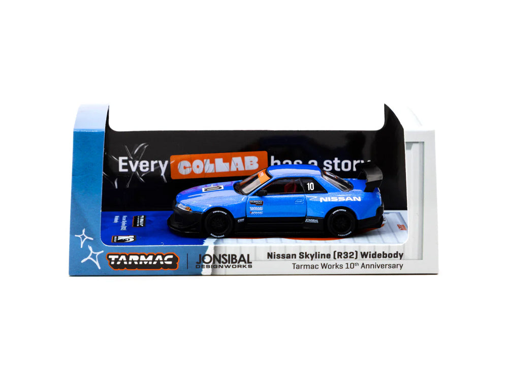 Tarmac Works 1/64 Nissan Skyline GTR R32 Widebody Tarmac 10th Anniversary Edition