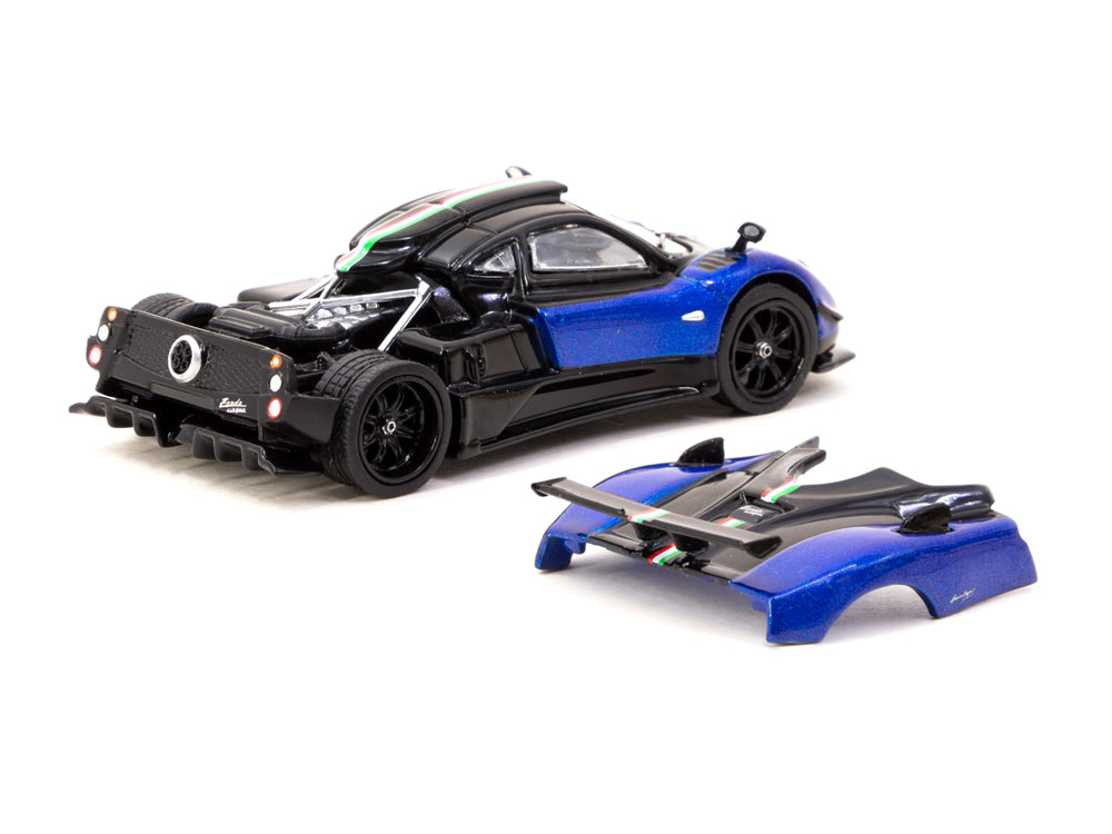 Tarmac Works 1/64 Pagani Zonda Cinque Blu Francia - Diecast Toyz Australia