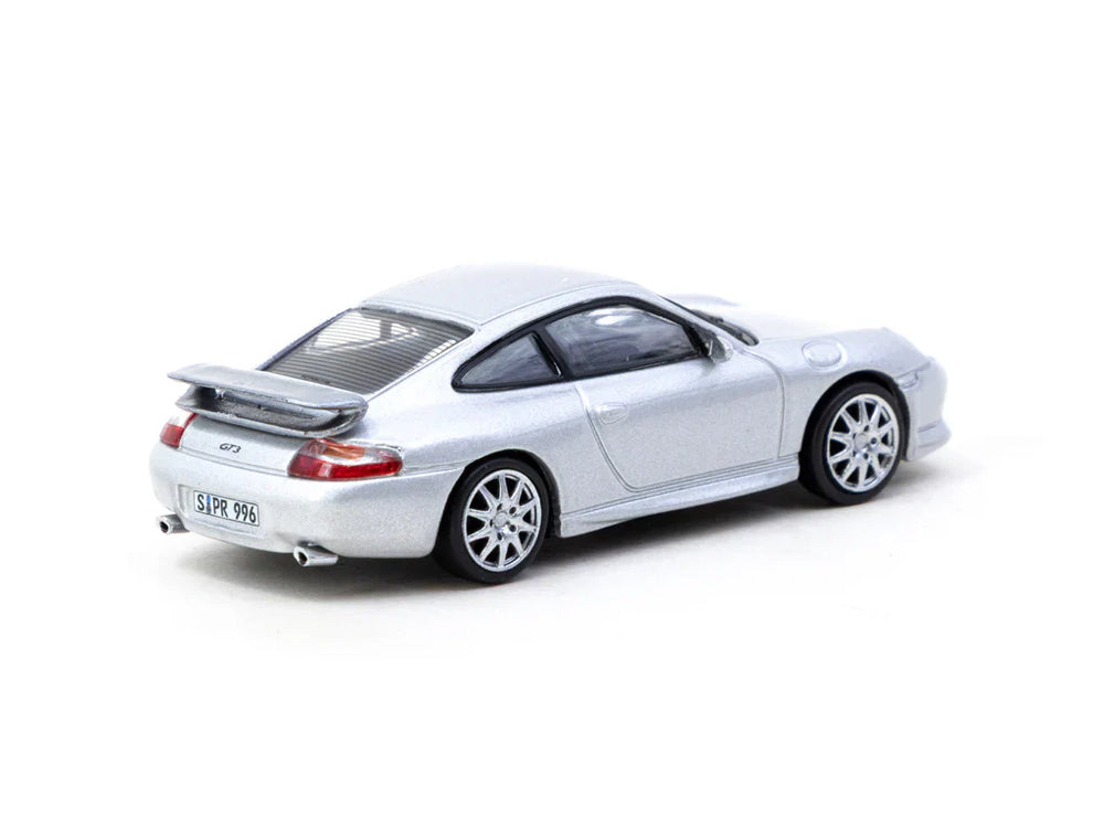 Tarmac Works 1/64 Porsche 911-996 GT3 Silver