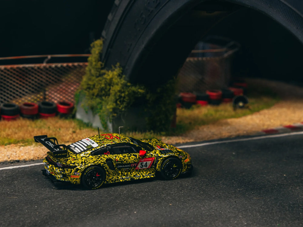 Tarmac Works 1/64 Porsche 911 GT3 R Nürburgring 24h 2023 C. Engelhart / A. Güven / L. Heinrich / L. Vanthoor