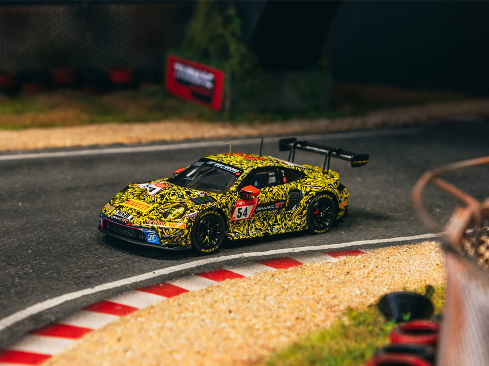 Tarmac Works 1/64 Porsche 911 GT3 R Nürburgring 24h 2023 C. Engelhart / A. Güven / L. Heinrich / L. Vanthoor