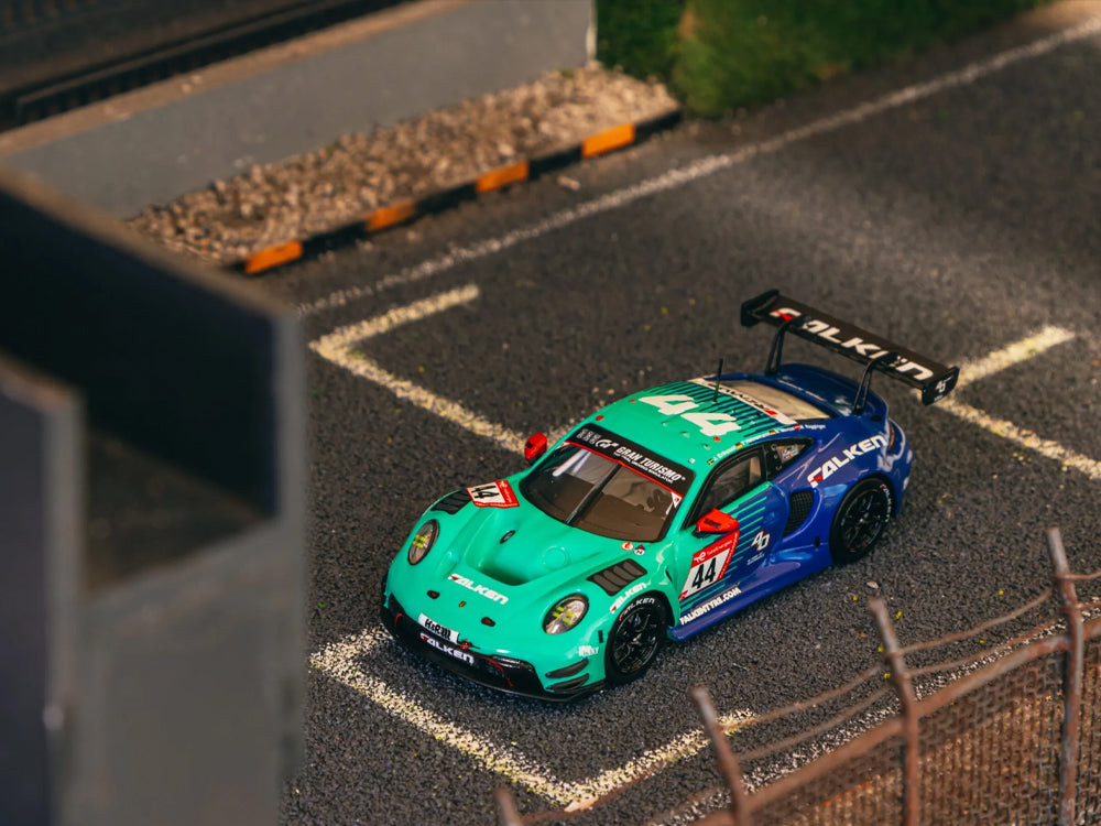 Tarmac Works 1/64 Porsche 911 GT3 R Nurburgring 24Hr 2023 J. Eriksson / T. Heinemann / N. Menzel / M. Ragginger