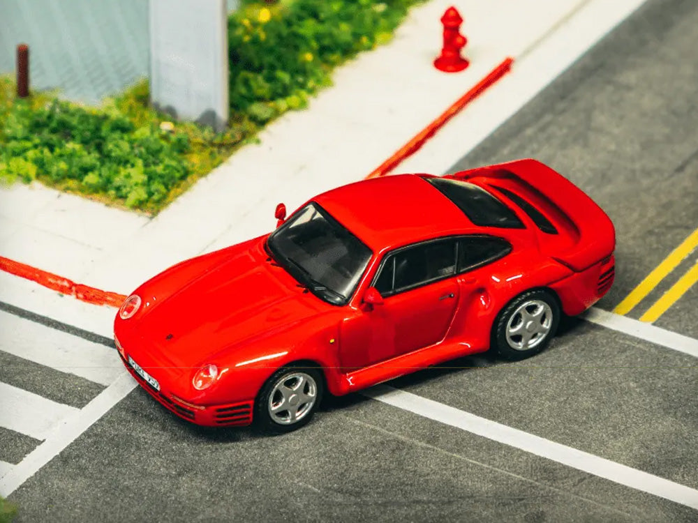 Tarmac Works 1/64 Porsche 959 Red