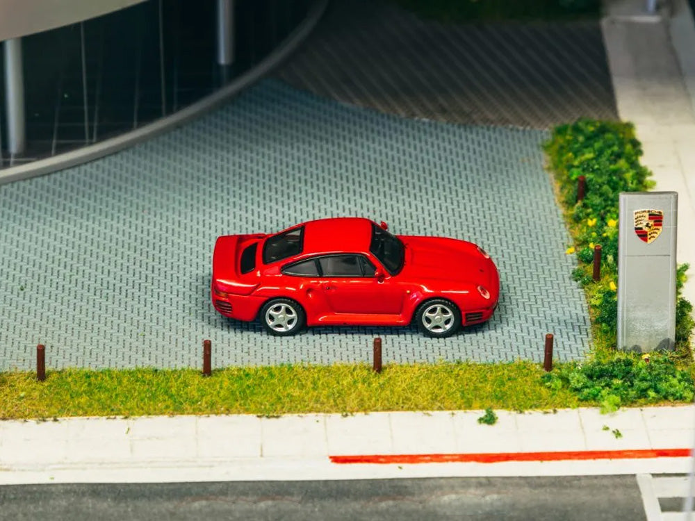 Tarmac Works 1/64 Porsche 959 Red