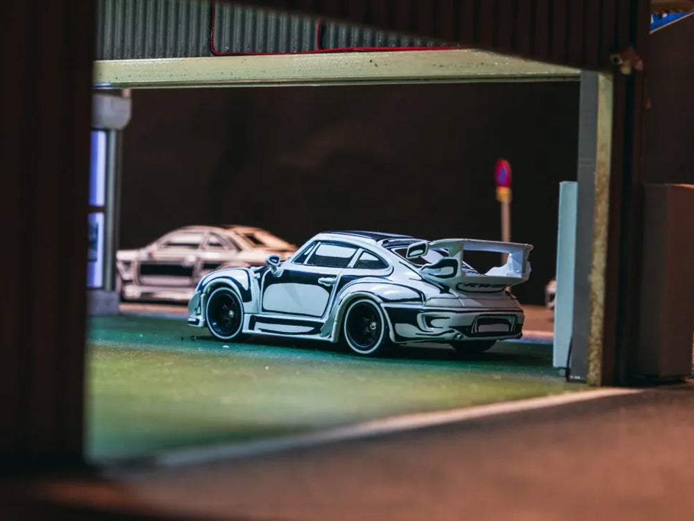 Tarmac Works 1/64 RWB 993 White Designed by Joshua Vides