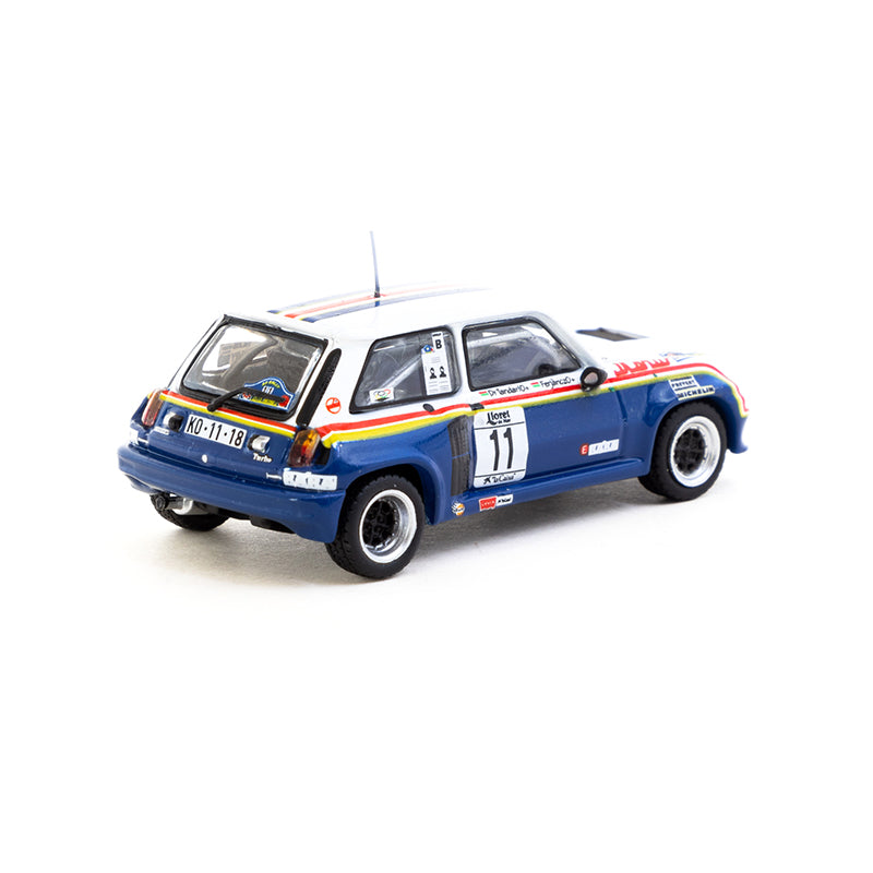 Tarmac Works 1/64 Renault 5 Turbo Rally Costa Brava 1985 - Attila Ferjáncz / János Tandari
