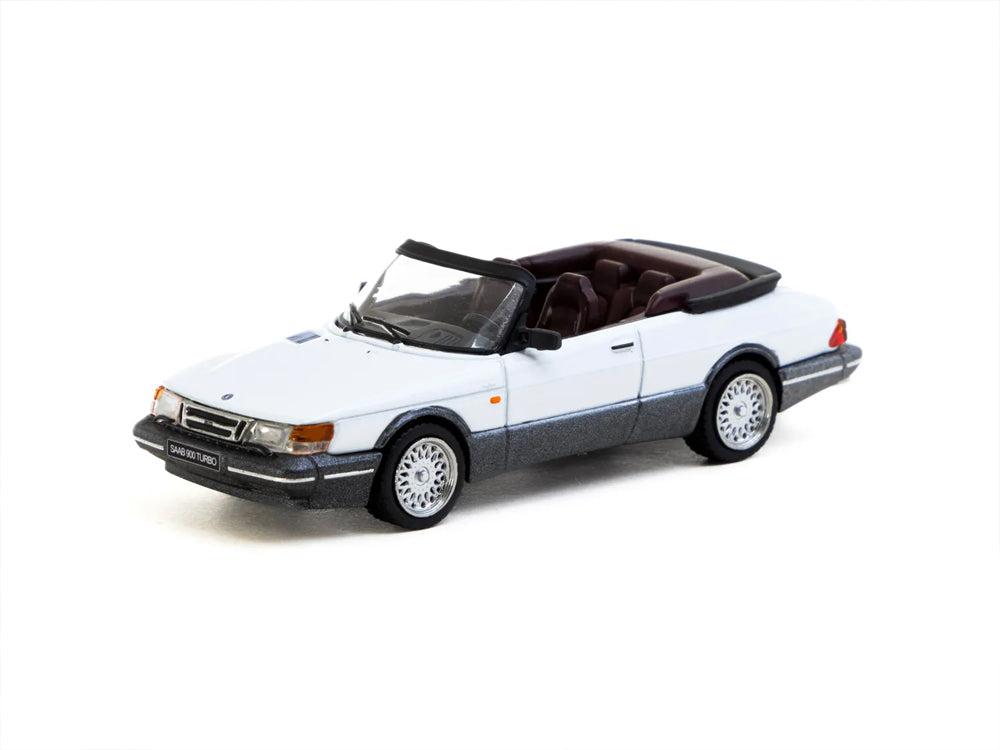 Tarmac Works 1/64 Saab 900 Turbo Convertible White