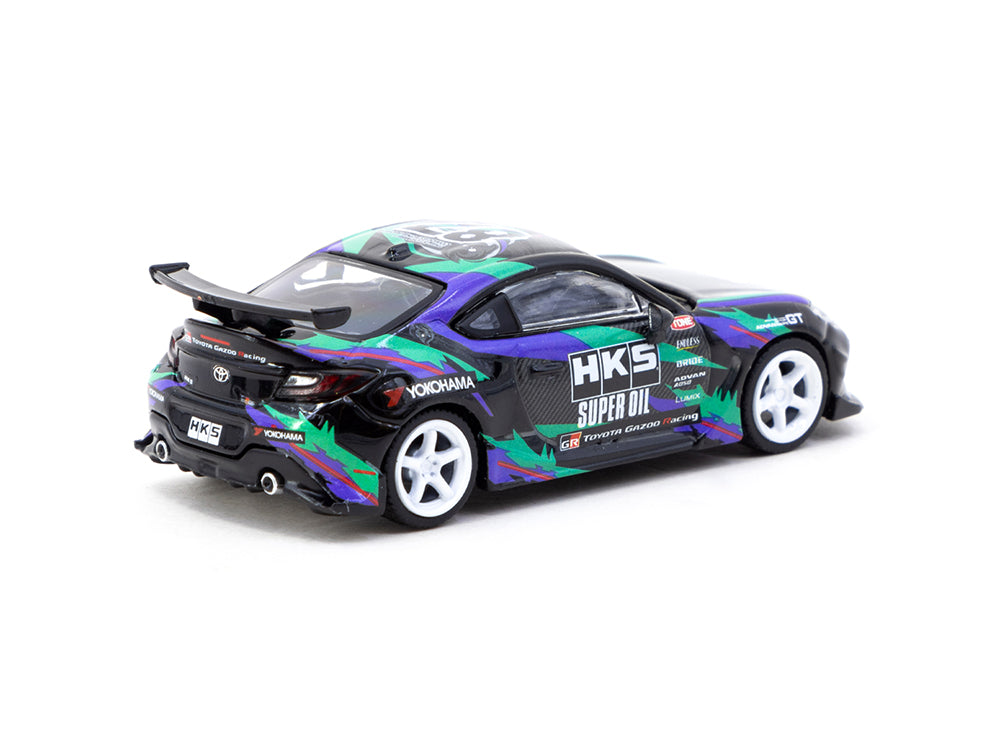 Tarmac Works 1/64 Toyota GR86 HKS Black - Diecast Toyz Australia