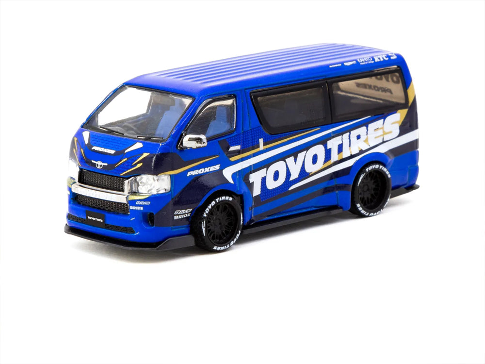Tarmac Works 1/64 Toyota Hiace Widebody Toyo Tires