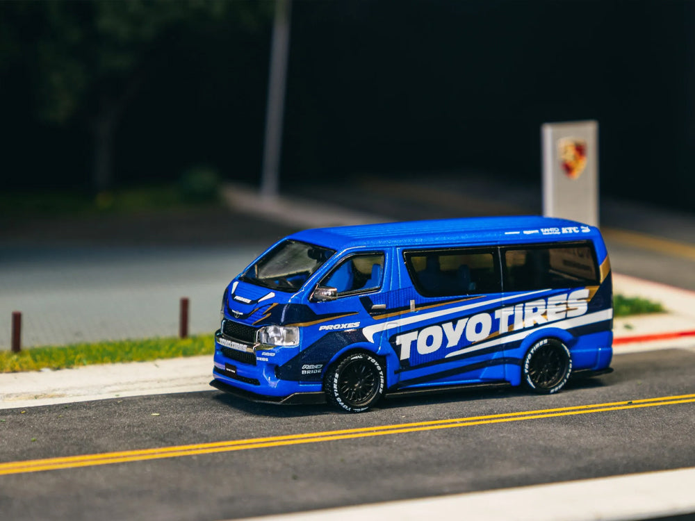 Tarmac Works 1/64 Toyota Hiace Widebody Toyo Tires