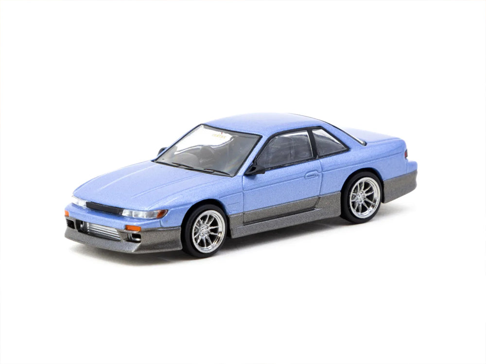 Tarmac Works 1/64 Vertex Nissan Silvia S13 Blue/Gray