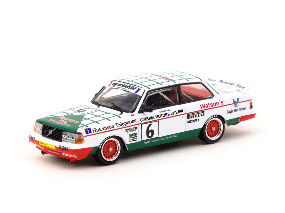 Tarmac Works 1/64 Volvo 240 Turbo Macau Guia Race 1985 Winner Gianfranco Brancatelli - Diecast Toyz Australia