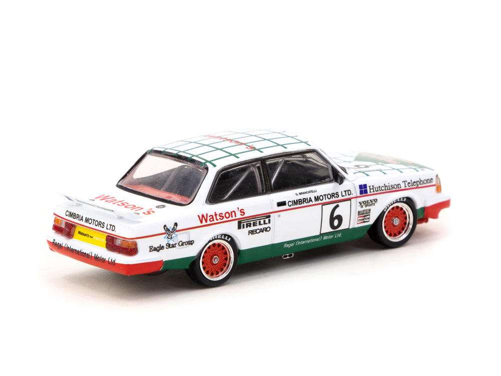 Tarmac Works 1/64 Volvo 240 Turbo Macau Guia Race 1985 Winner Gianfranco Brancatelli - Diecast Toyz Australia