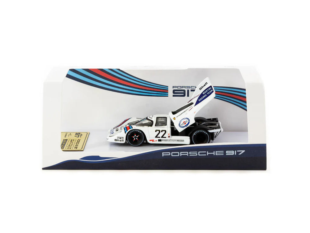 Tarmac Works x Curitiba 1/64 Porsche 917 KH 24Hr LeMans 1971 Winner #22 White