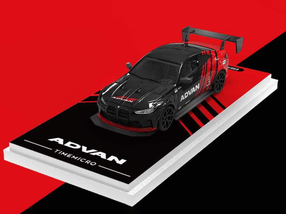 Time Model 1/64 BMW M4 Motorsport Advan Livery - Diecast Toyz Australia