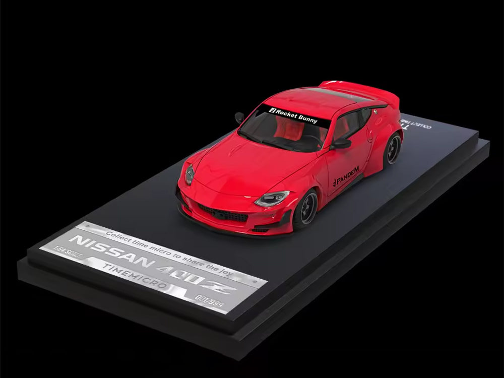 Time Model 1/64 Nissan 400Z Pandem Widebody Kit Red - Diecast Toyz Australia