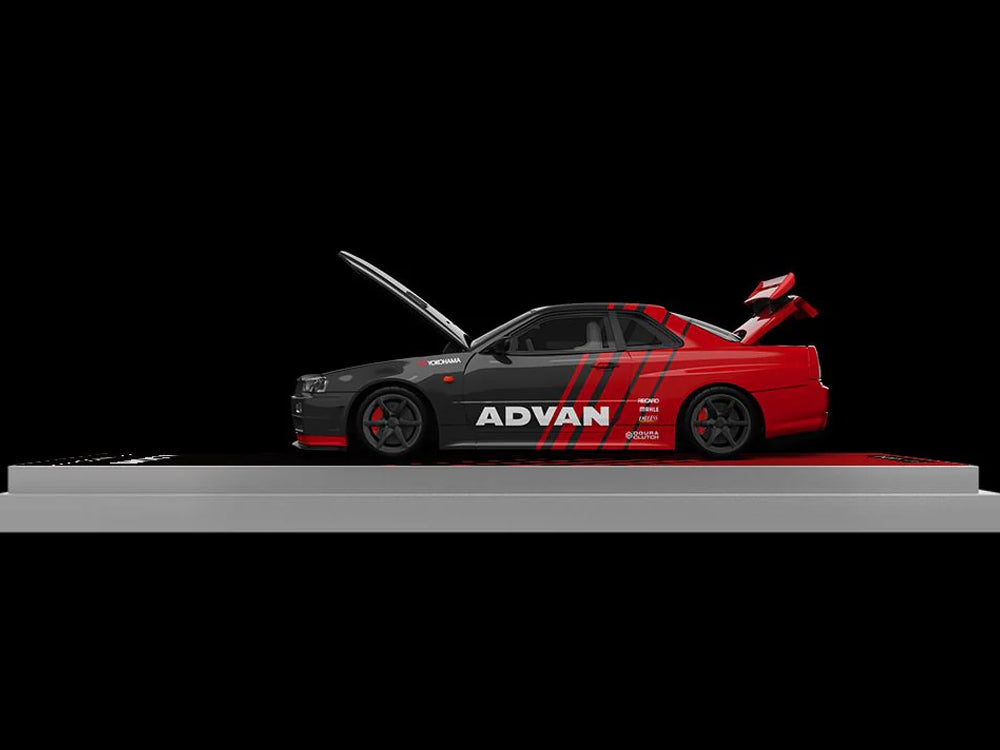 Time Model 1/64 Nissan Skyline GTR R34 Advan Livery